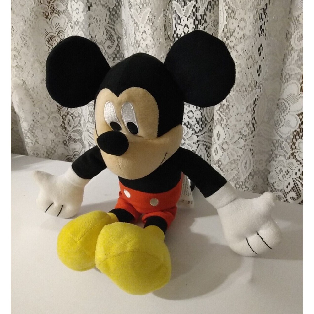 Oeko Tex 14" Plush Disney Mickey Mouse Toy doll with yellow shoes,